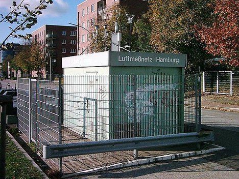 Luftmessstation in Hamburg